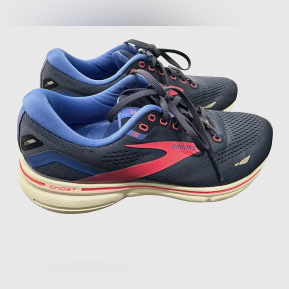Brooks Ghost 15 Blue Pink Running Shoes – Women’s Size 9.5 – Excellent Condition - Picture 3 of 8